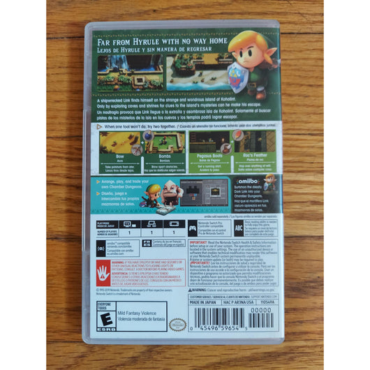 The Legend of Zelda: Link's Awakening Nintendo Switch Game w/ Case & Cartridge