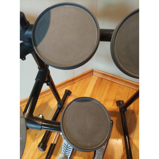 Yamaha DTX430K Electronic Drum Set w/Cords, Drum Sticks & Pedals Tested Kit