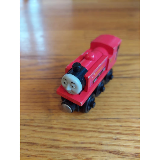 Thomas & Friends Wooden Railway Ivo Hugh (2002) Red Engine Wooden Train Toy