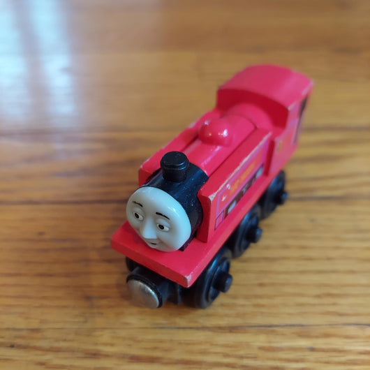 Thomas & Friends Wooden Railway Ivo Hugh (2002) Red Engine Wooden Train Toy