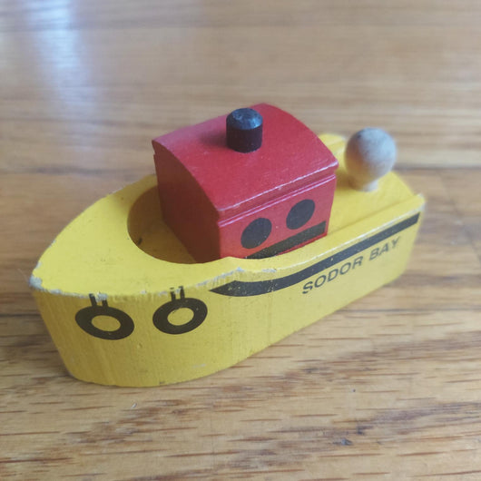 Thomas & Friends Wooden Railway Sodor Bay Tug Boat Wooden Train Water Vehicle