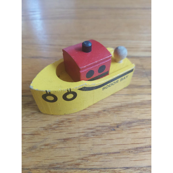 Thomas & Friends Wooden Railway Sodor Bay Tug Boat Wooden Train Water Vehicle