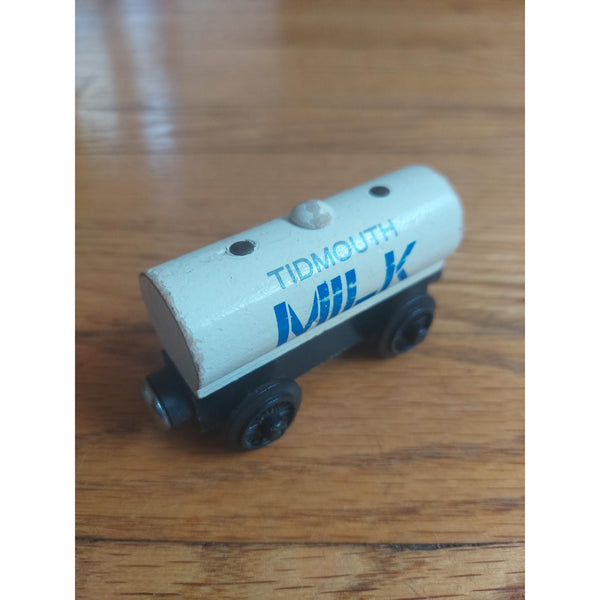 Thomas & Friends Wooden Railway Tidmouth Milk Tanker Train Car Wooden Brio Toy