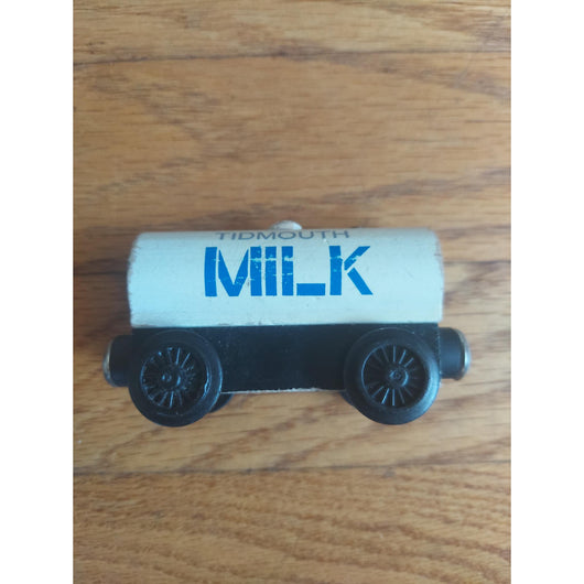 Thomas & Friends Wooden Railway Tidmouth Milk Tanker Train Car Wooden Brio Toy