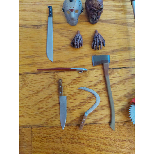 NECA Friday the 13th Part VII Ultimate Jason Accessories 10-Piece Weapon Lot