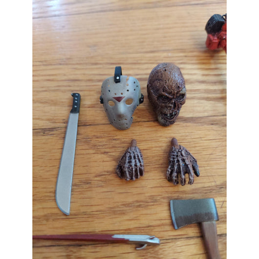 NECA Friday the 13th Part VII Ultimate Jason Accessories 10-Piece Weapon Lot