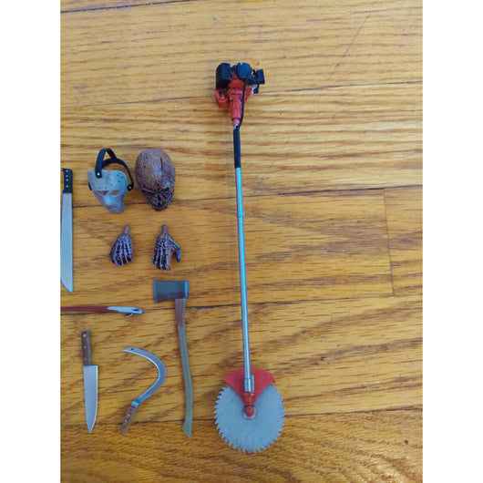 NECA Friday the 13th Part VII Ultimate Jason Accessories 10-Piece Weapon Lot