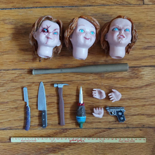 NECA Child's Play Ultimate Chucky Action Figure Replacement Accessories 13 Pcs