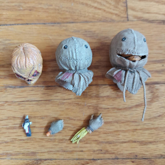 NECA Trick 'r Treat Ultimate Sam Action Figure Replacement Accessories Lot 6pc