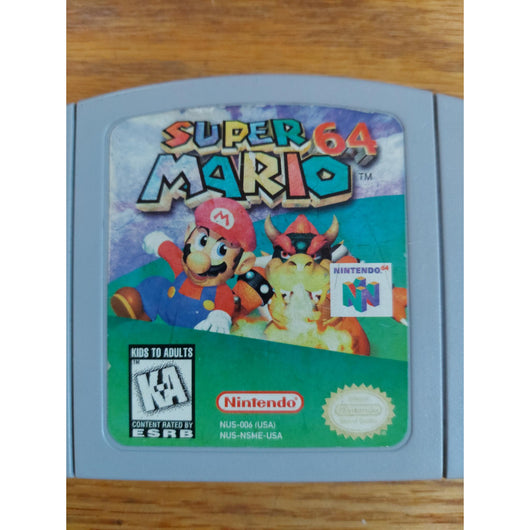 Super Mario 64 Nintendo 64 N64 Authentic 3D Platformer Video Game Cartridge OEM