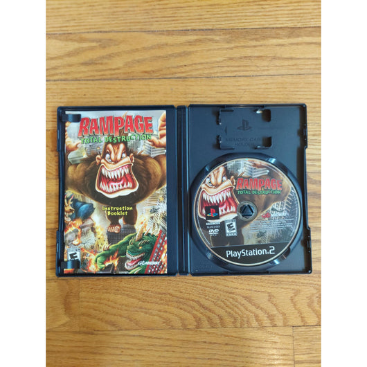 Rampage: Total Destruction CIB PS2 PlayStation 2 Game Case & Manual 2006