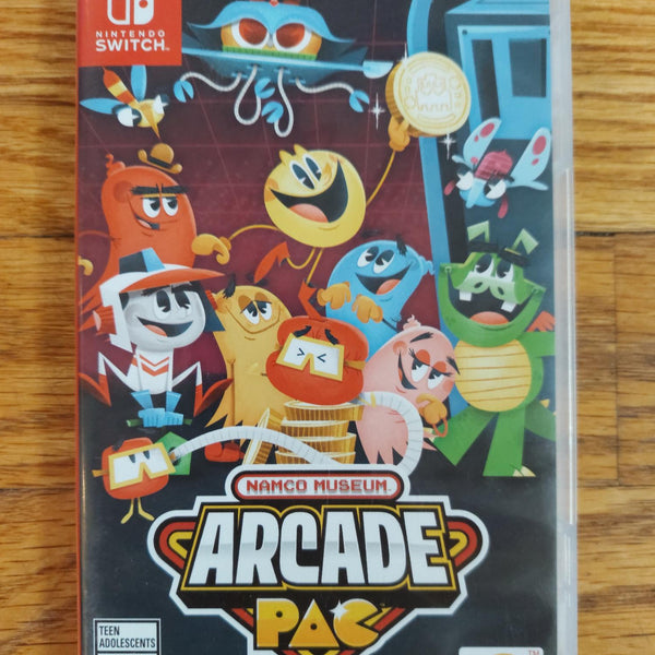 Namco Museum Arcade Pac Nintendo Switch Complete Game & Case Pac-Man Collection