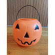 Vintage General Foam Purple & Orange Jack O Lantern Halloween Candy Buckets Lot