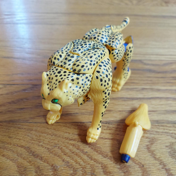 Vintage 1996 Transformers Beast Wars Deluxe Cheetor Action Figure Robot Toy