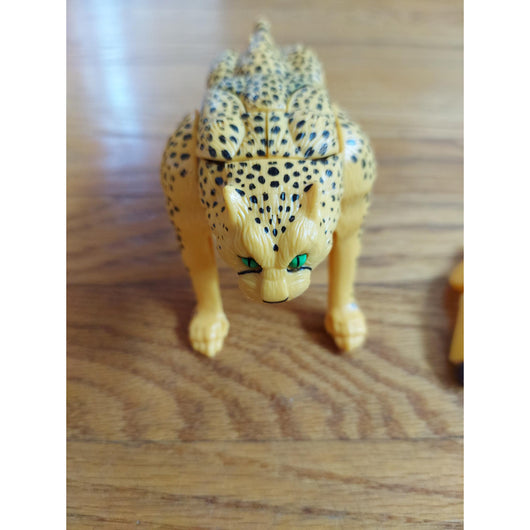 Vintage 1996 Transformers Beast Wars Deluxe Cheetor Action Figure Robot Toy
