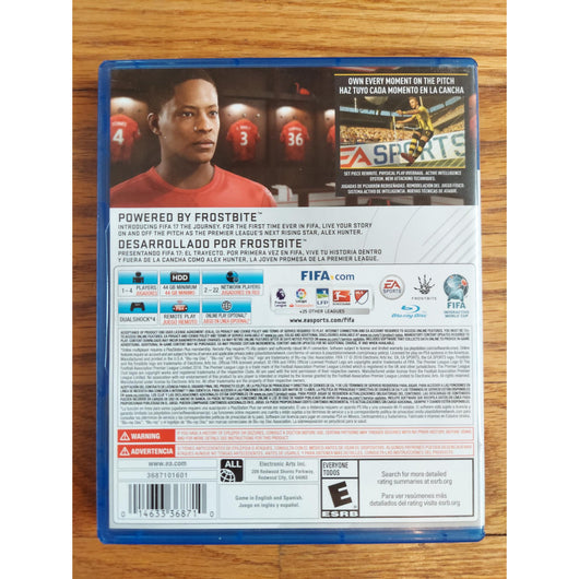 FIFA 17 CIB PS4 PlayStation 4 EA Sports Soccer Game with Case, Manual & Disc