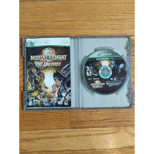 Mortal Kombat Vs. DC Universe Platinum Hits CIB Xbox 360 Complete Game & Manual