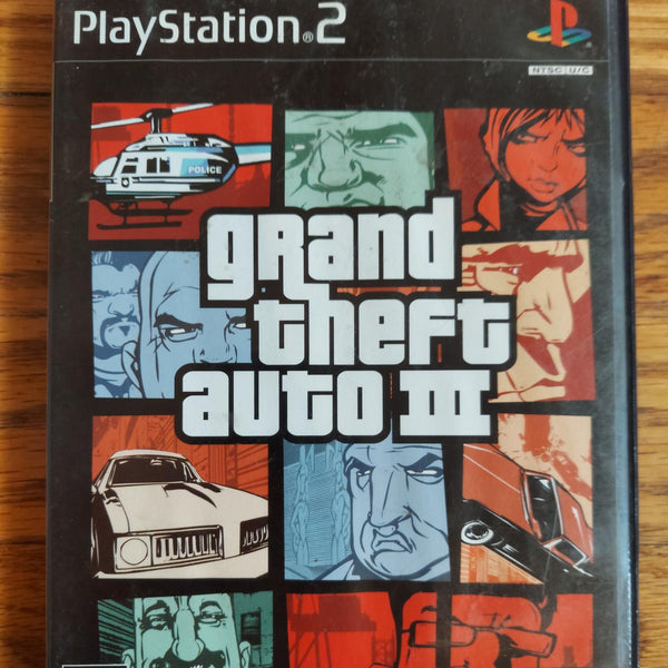 Grand Theft Auto III CIB - PS2 Complete with Case Manual & Original Game Disc