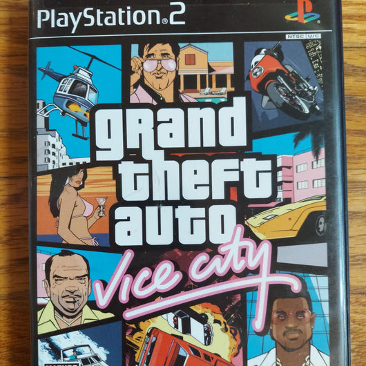 Grand Theft Auto: Vice City CIB PS2 Complete w/ Manual, Map & Original Case Set