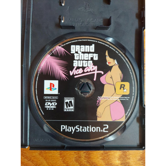 Grand Theft Auto: Vice City CIB PS2 Complete w/ Manual, Map & Original Case Set