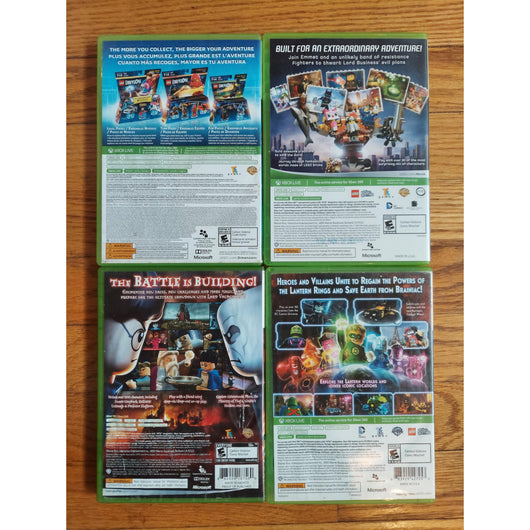 LEGO Xbox 360 4 Game Lot Dimensions Movie Harry Potter Years 5-7 Batman 3