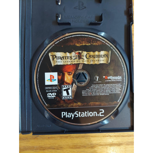 Pirates of the Caribbean PS2 2 Game Lot Jack Sparrow CIB & At World's End