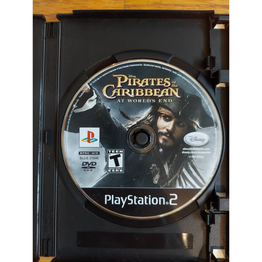 Pirates of the Caribbean PS2 2 Game Lot Jack Sparrow CIB & At World's End