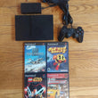 Sony PlayStation 2 PS2 Slim SCPH-75001 Console Controller 4 Games Tested Works