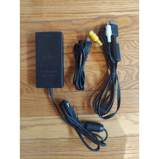 Sony PlayStation 2 PS2 Slim SCPH-75001 Console Controller 4 Games Tested Works