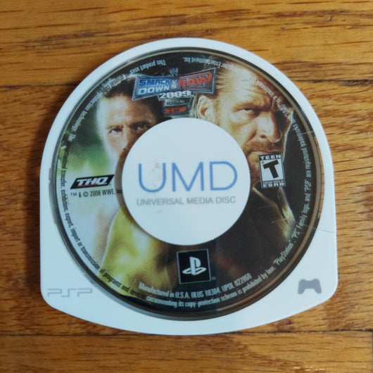 WWE SmackDown vs. Raw 2009 Featuring ECW Sony PSP UMD Disc Only Wrestling Game