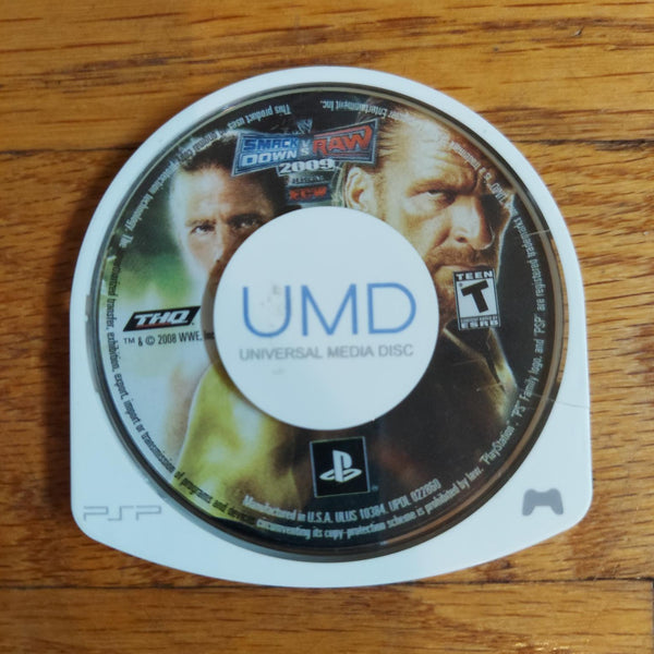 WWE SmackDown vs. Raw 2009 Featuring ECW Sony PSP UMD Disc Only Wrestling Game