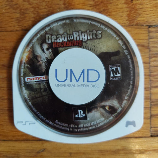 Dead to Rights: Reckoning Sony PSP UMD Disc Only - Authentic Namco Action Game