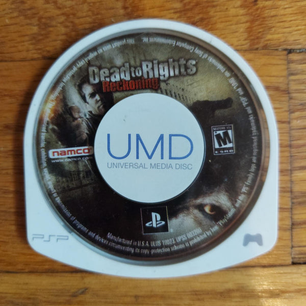 Dead to Rights: Reckoning Sony PSP UMD Disc Only - Authentic Namco Action Game