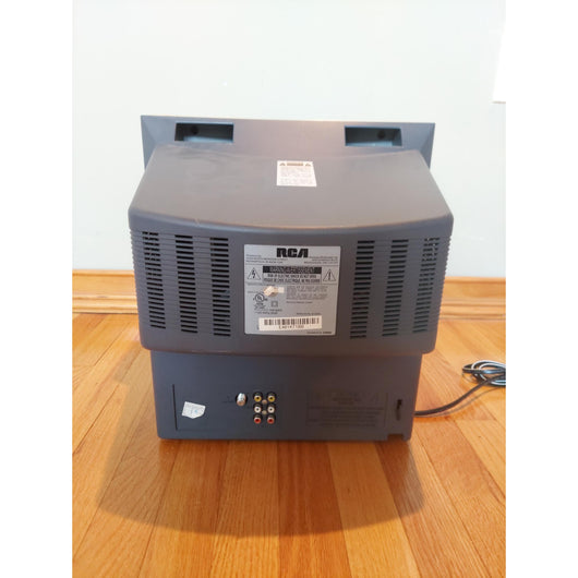 RCA TruFlat 14-Inch CRT TV 14F400T Retro Gaming Tested Working Silver