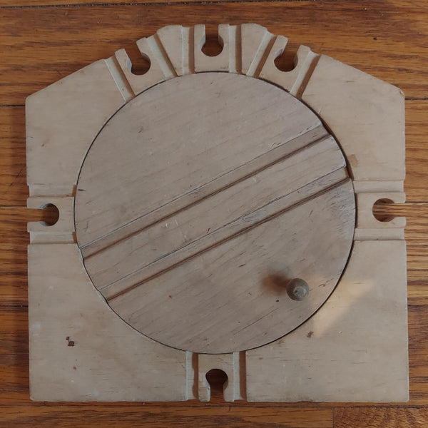 Thomas & Friends Wooden Railway 8-Inch Turntable Track Piece Vintage Train Toy