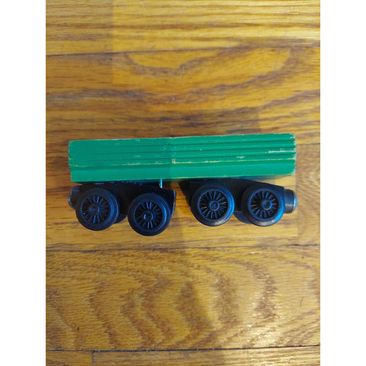 Thomas & Friends Wooden Railway Henry's Log Car With 3 Logs Vintage Train Toy