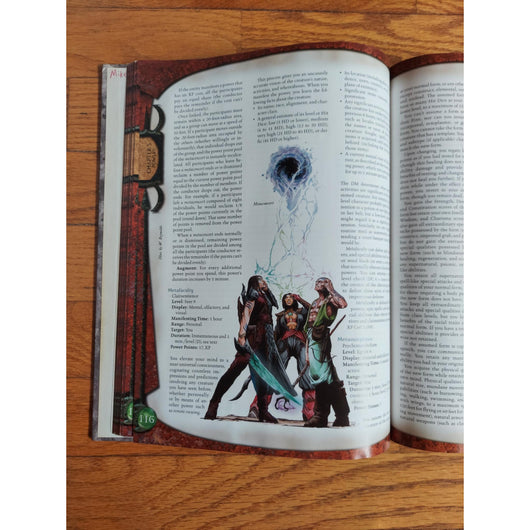 Dungeons & Dragons Expanded Psionics Handbook D&D 3.5 Hardcover Wizards RPG