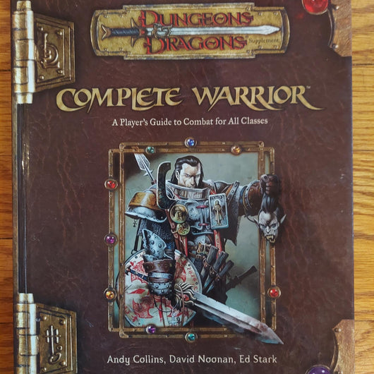 Dungeons & Dragons Complete Warrior Hardcover D&D Combat Supplement Guide Book