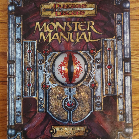 Dungeons & Dragons Monster Manual Core Rulebook III V.3.5 Hardcover D&D Book