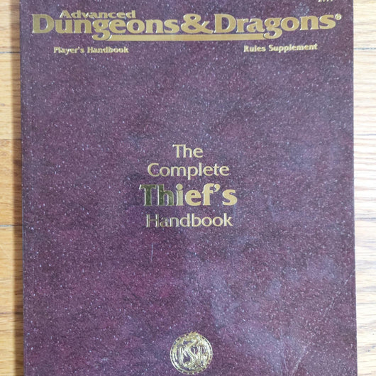 Advanced Dungeons & Dragons Complete Thief's Handbook AD&D 2nd Edition TSR 2111