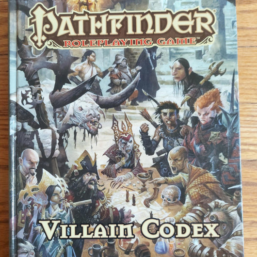 Pathfinder Roleplaying Game Villain Codex 3.5 OGL Compatible Hardcover RPG Book