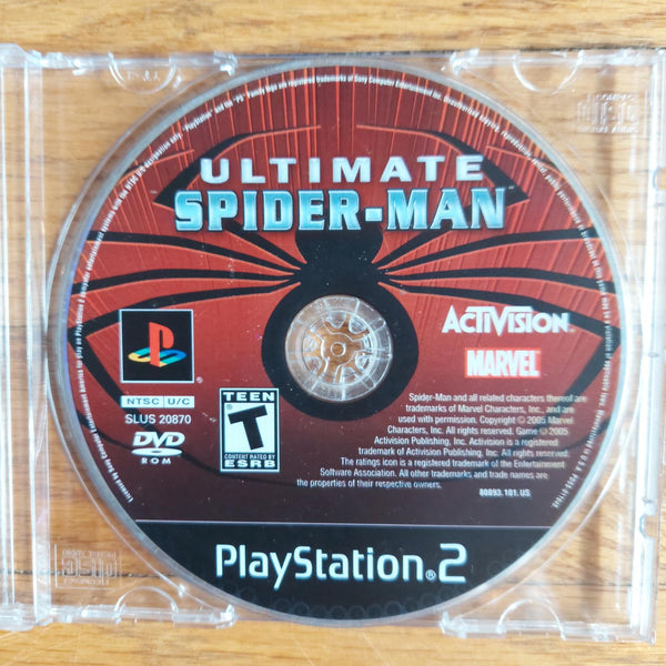 Ultimate Spider-Man PS2 PlayStation 2 Game Disc Only - Refurbished Tested Works