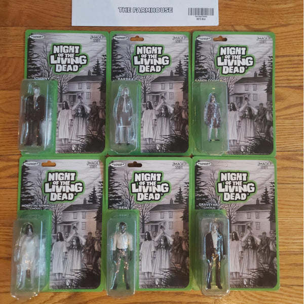 Zoloworld Night of the Living Dead Retro Reverse Complete Figure Set 7Pc Horror