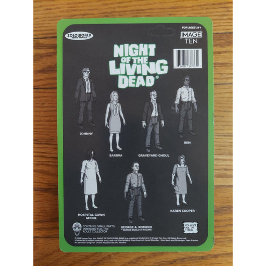 Zoloworld Night of the Living Dead Retro Reverse Complete Figure Set 7Pc Horror