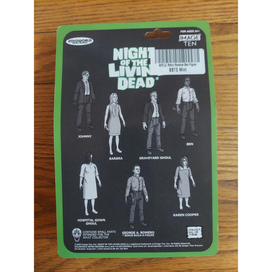 Zoloworld Night of the Living Dead Retro Reverse Complete Figure Set 7Pc Horror