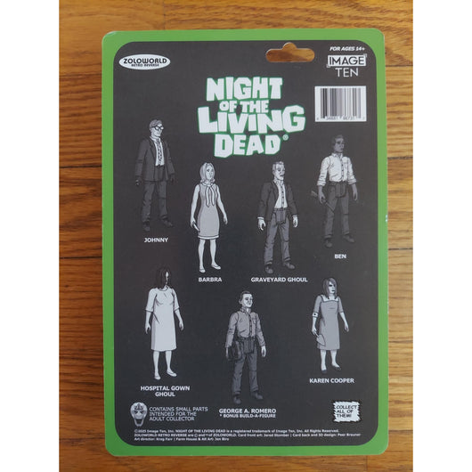 Zoloworld Night of the Living Dead Retro Reverse Complete Figure Set 7Pc Horror