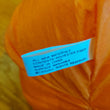 VTG 1995 Masked Nylon Stuffed Pumpkin W/Witch Hat Spider Halloween Decoration