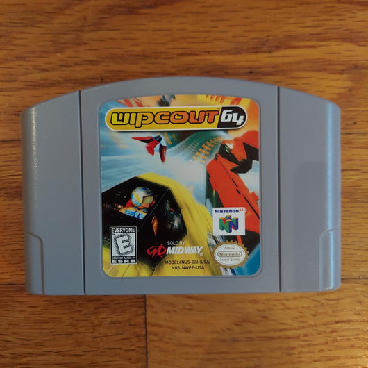 Wipeout 64 Nintendo 64 N64 Game Cartridge With Manual Sci-Fi Racing Game