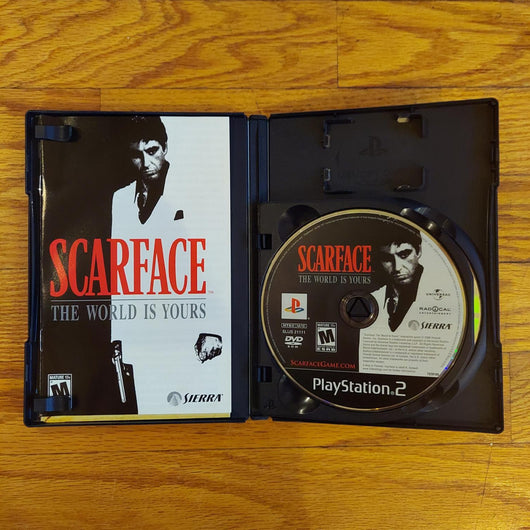 Scarface The World Is Yours PS2 CIB Inserts Bonus DVD Tested Works