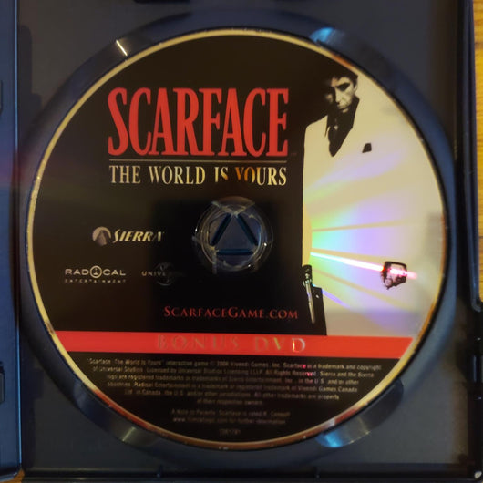 Scarface The World Is Yours PS2 CIB Inserts Bonus DVD Tested Works